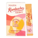 TEAZEN Kombucha Mangue Goyave – Thé tropical coréen instantané aux probiotiques – 10 sachets – Sans sucre, Végan, Faible en calories – Boisson fermentée exotique en poudre