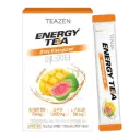 TEAZEN Energy Tea – Triple Boost – Natürlicher Energydrink mit Guarana, schwarzem Tee, Guave und Mango – Zuckerfrei, kalorienarm, sofortige Hydration und Fokus-Booster – 10 Sticks